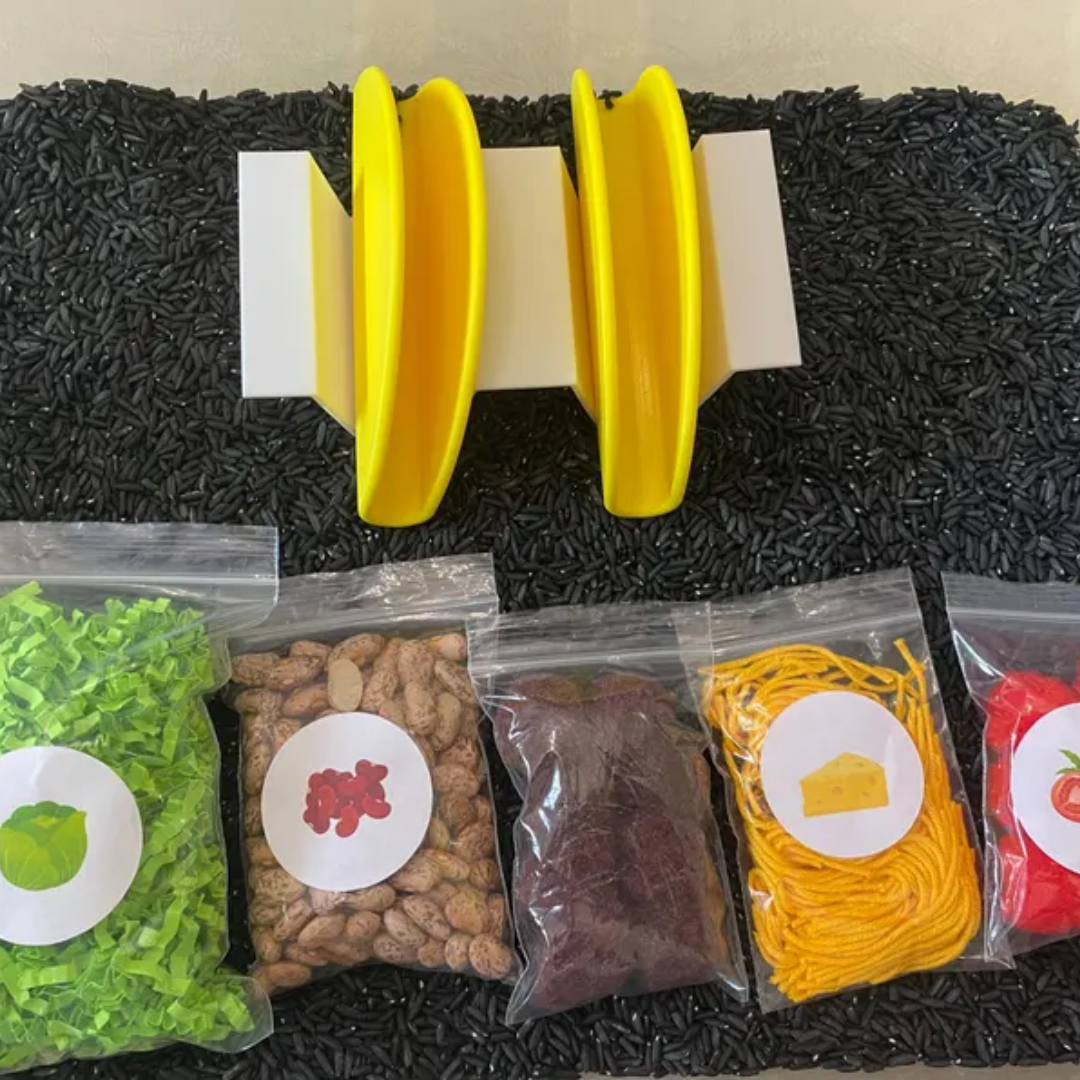 Build Your Own Taco Sensory Bin
