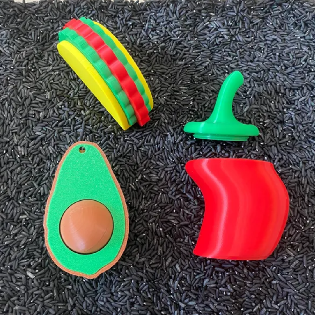 Build Your Own Taco Sensory Bin