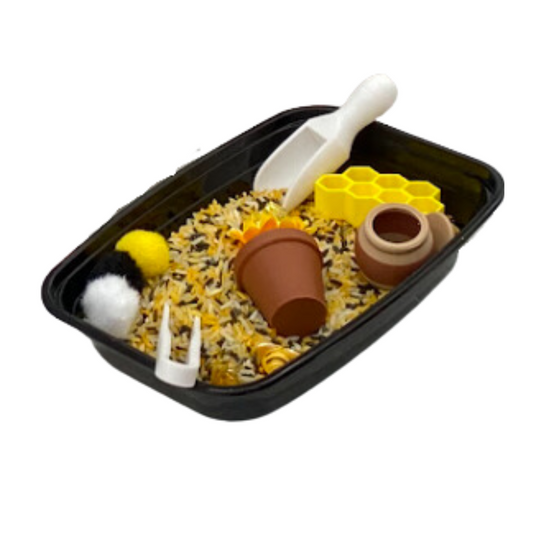 Mini Bumblebee Sensory Bin
