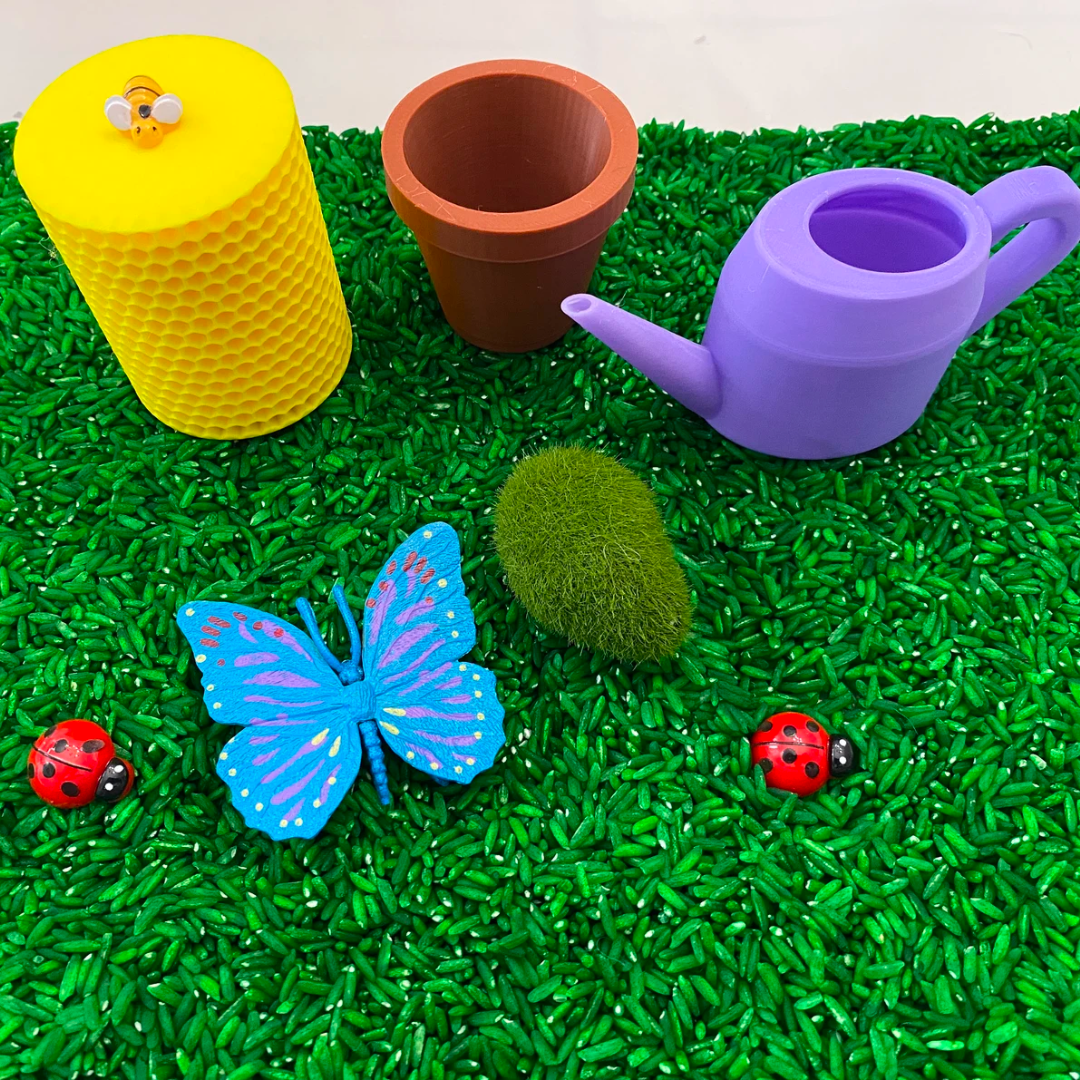 Fairy Flower Garden Sensory Bin