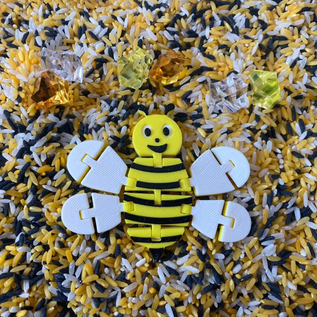 Spring Bee Sensory Bin