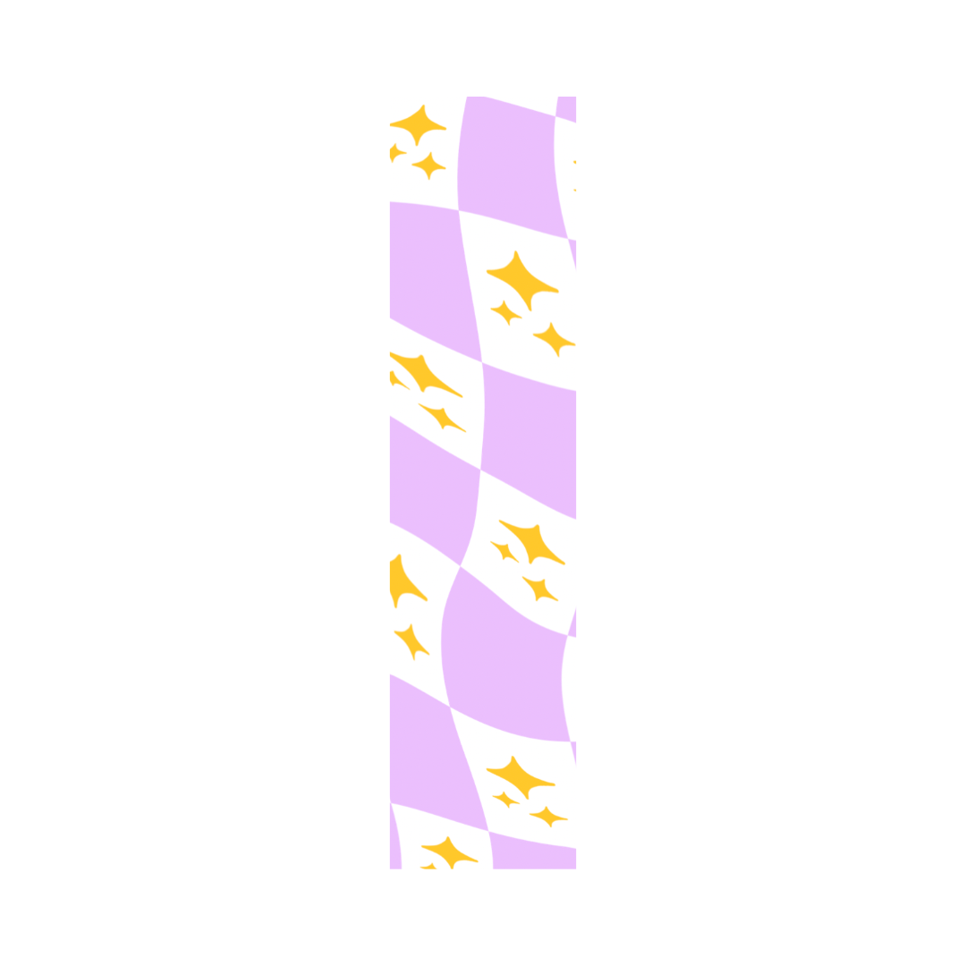 Checkered Stars Bookmark
