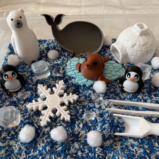 Arctic Adventure Sensory Bin