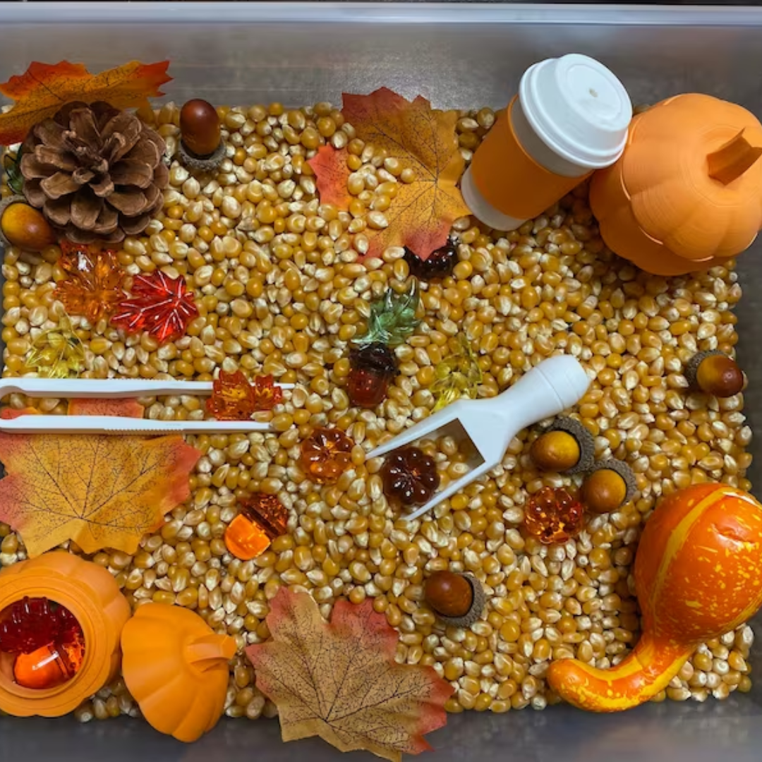 Autumn Sensory Bin