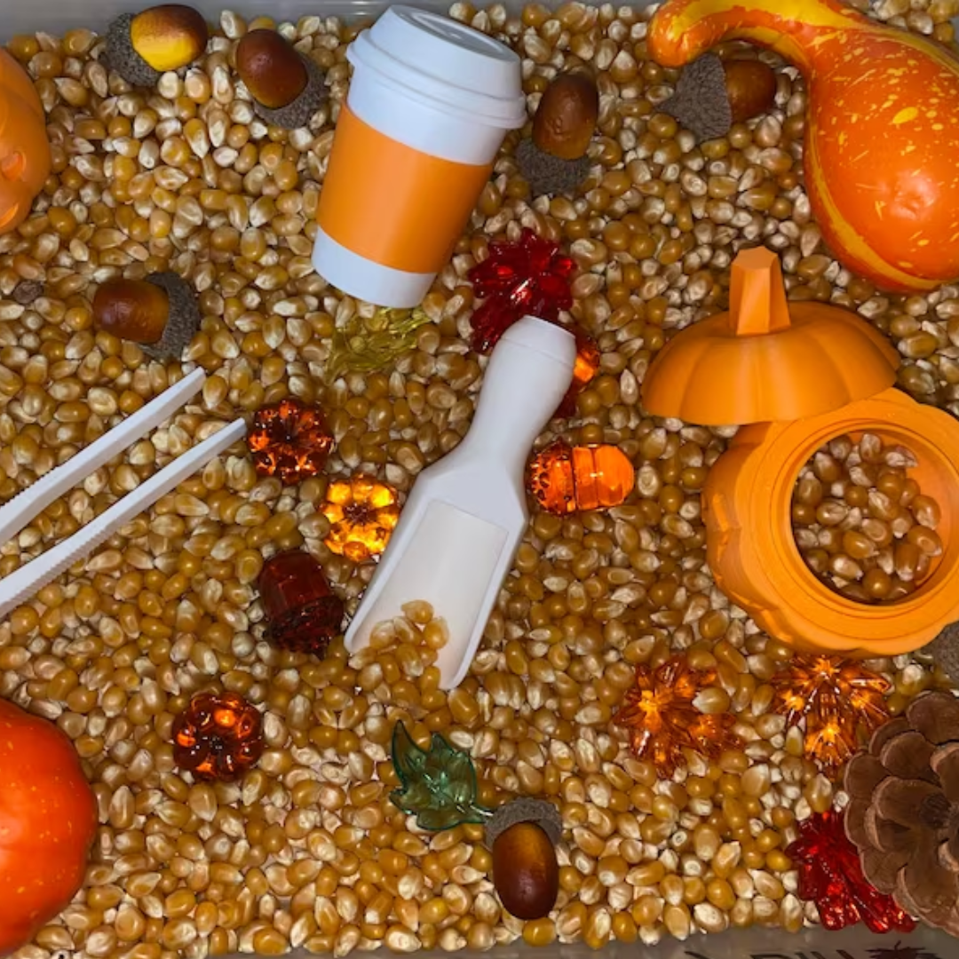 Autumn Sensory Bin