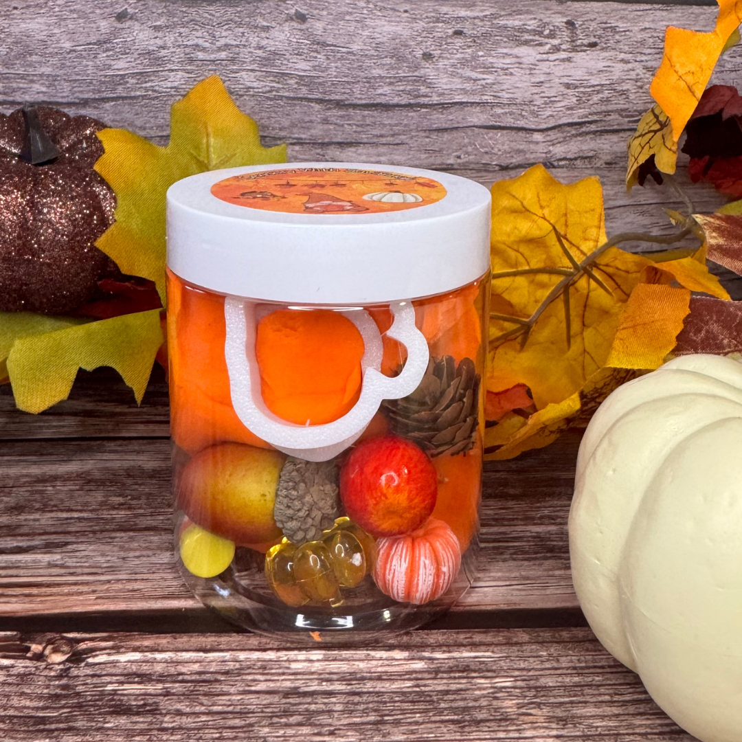 Fall Playdough Jar