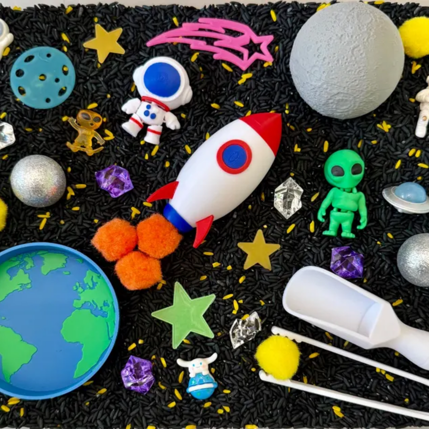 Outer Space Sensory Bin