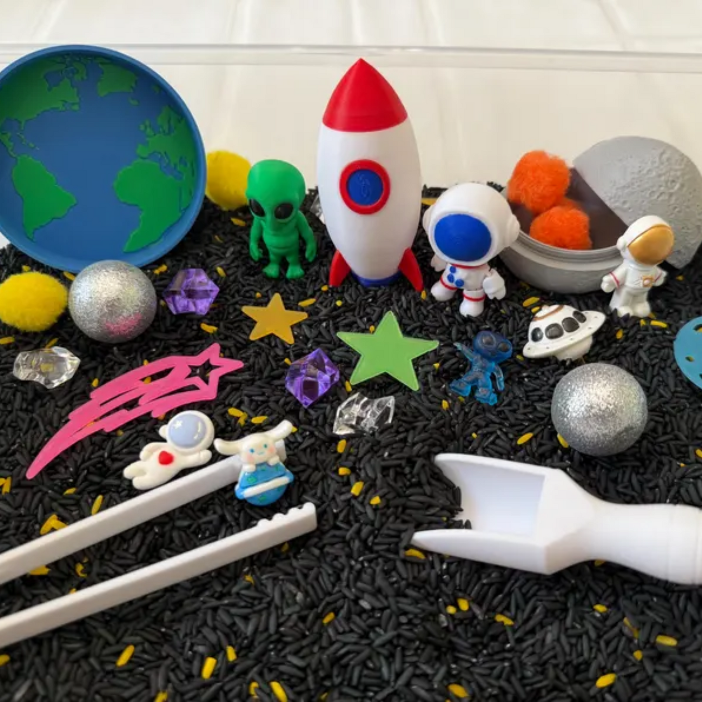Outer Space Sensory Bin