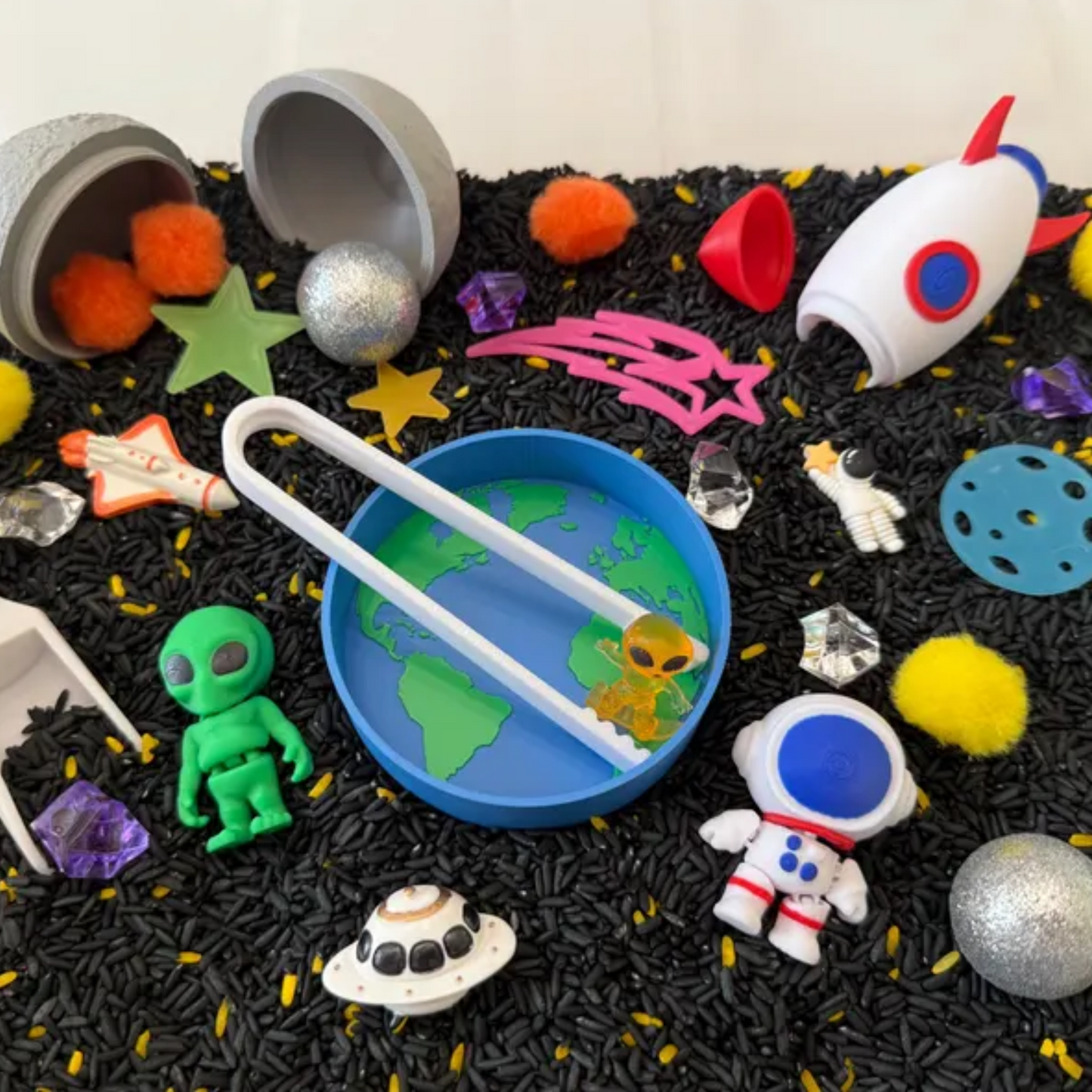 Outer Space Sensory Bin