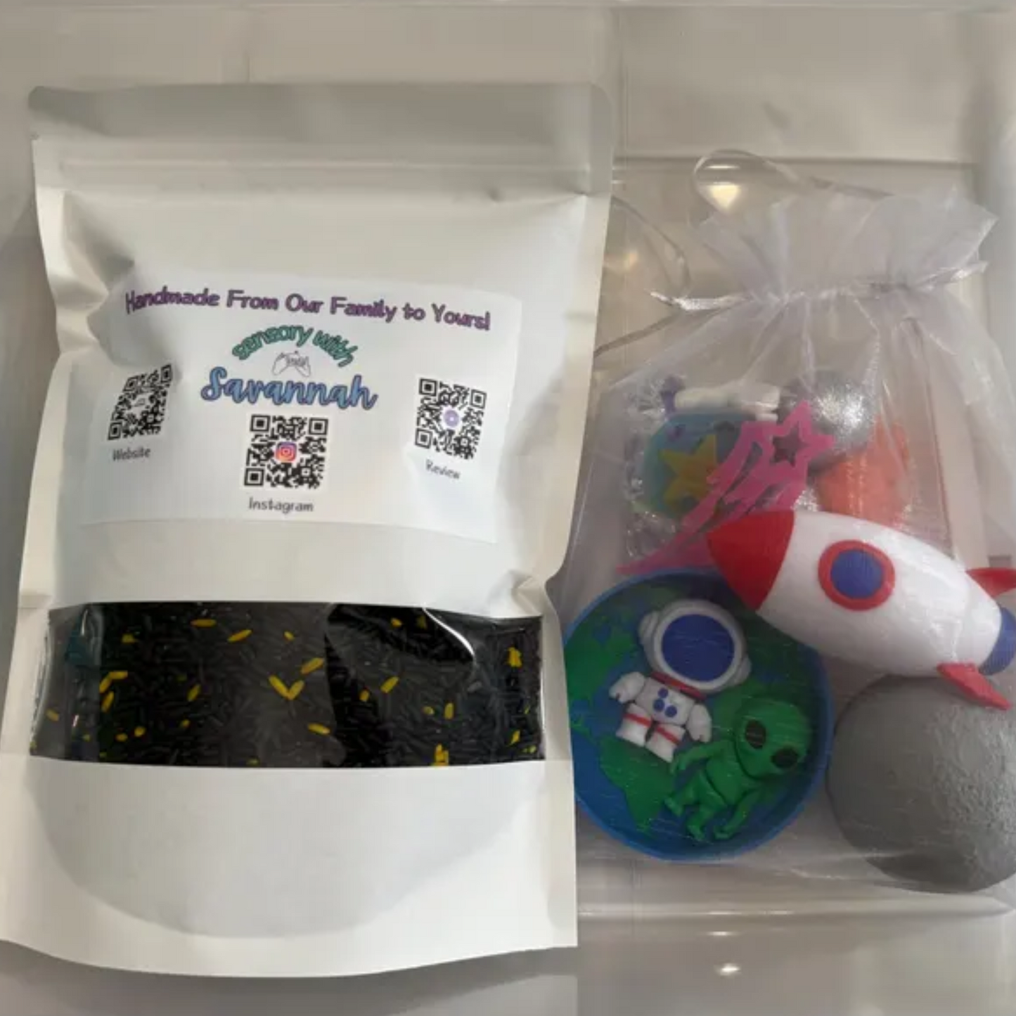Outer Space Sensory Bin