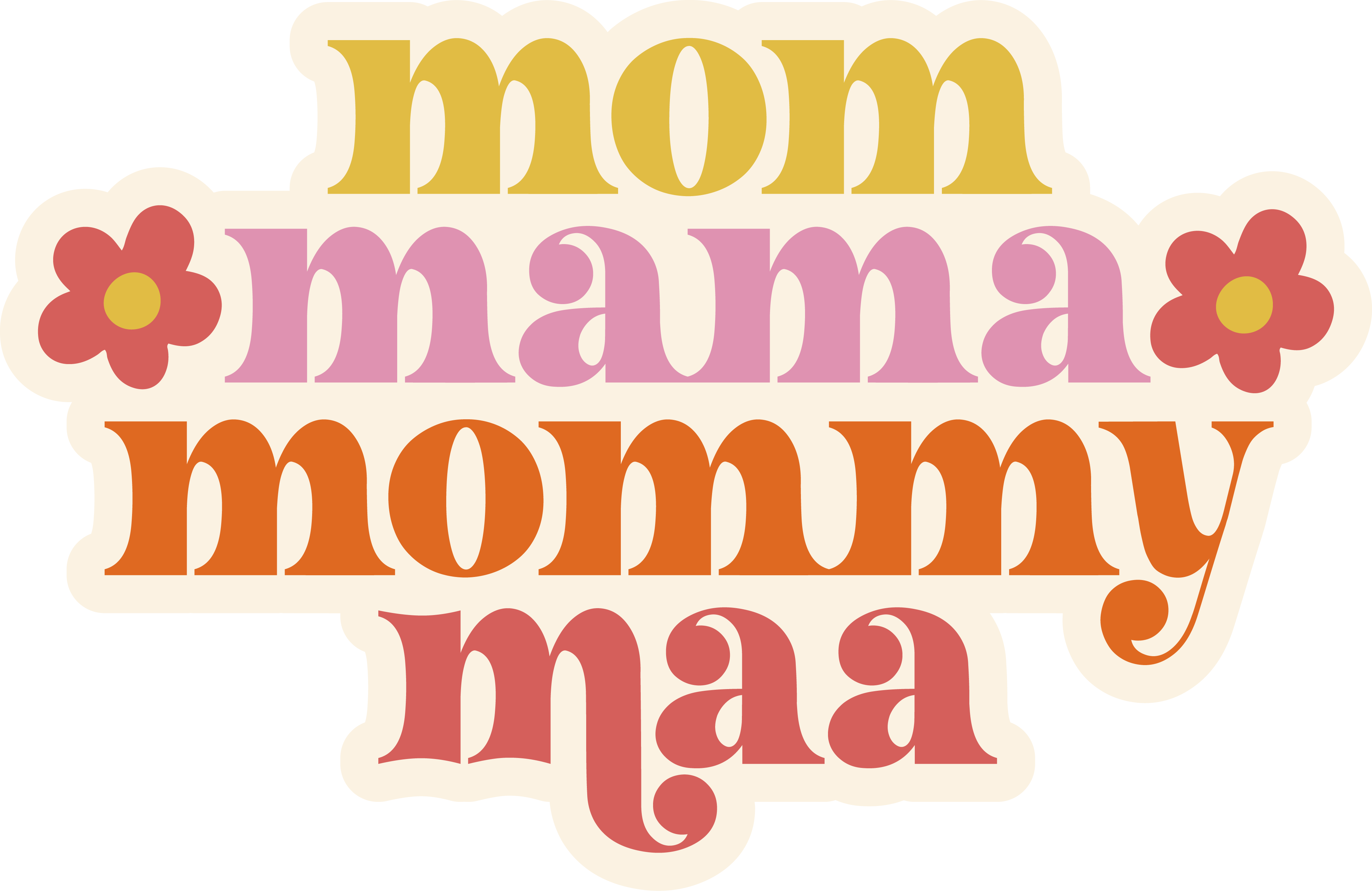 Mom Name Sticker – Sensory With Savannah