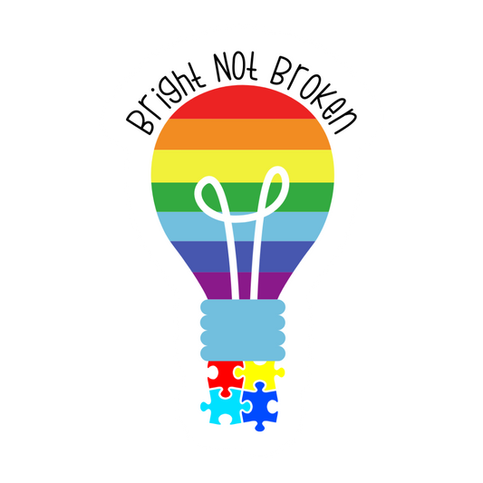 Bright Not Broken Sticker