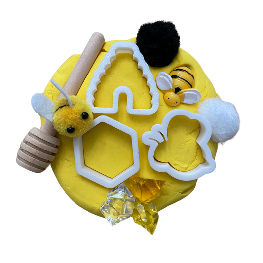 Bumblebee Playdough Jar