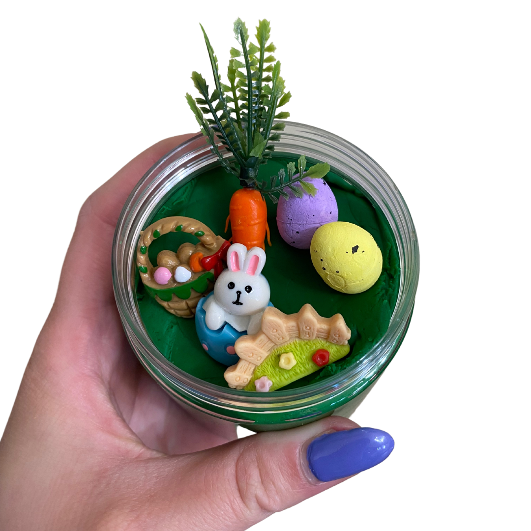 Easter Playdough Jar