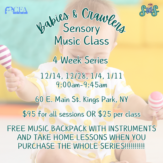 Babies & Crawlers Sensory Music Class - December