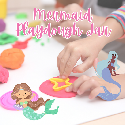 Mermaid Playdough Jar