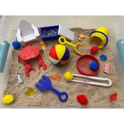 Beach Day Sensory Bin