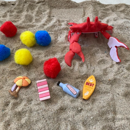 Beach Day Sensory Bin