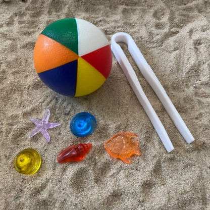 Beach Day Sensory Bin