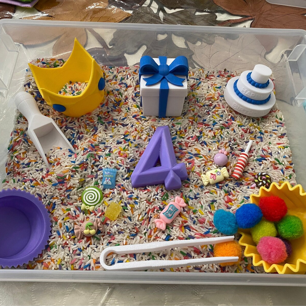 Birthday Sensory Bin - Celebrate with Fun & Learning – Sensory With ...