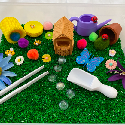 Fairy Flower Garden Sensory Bin