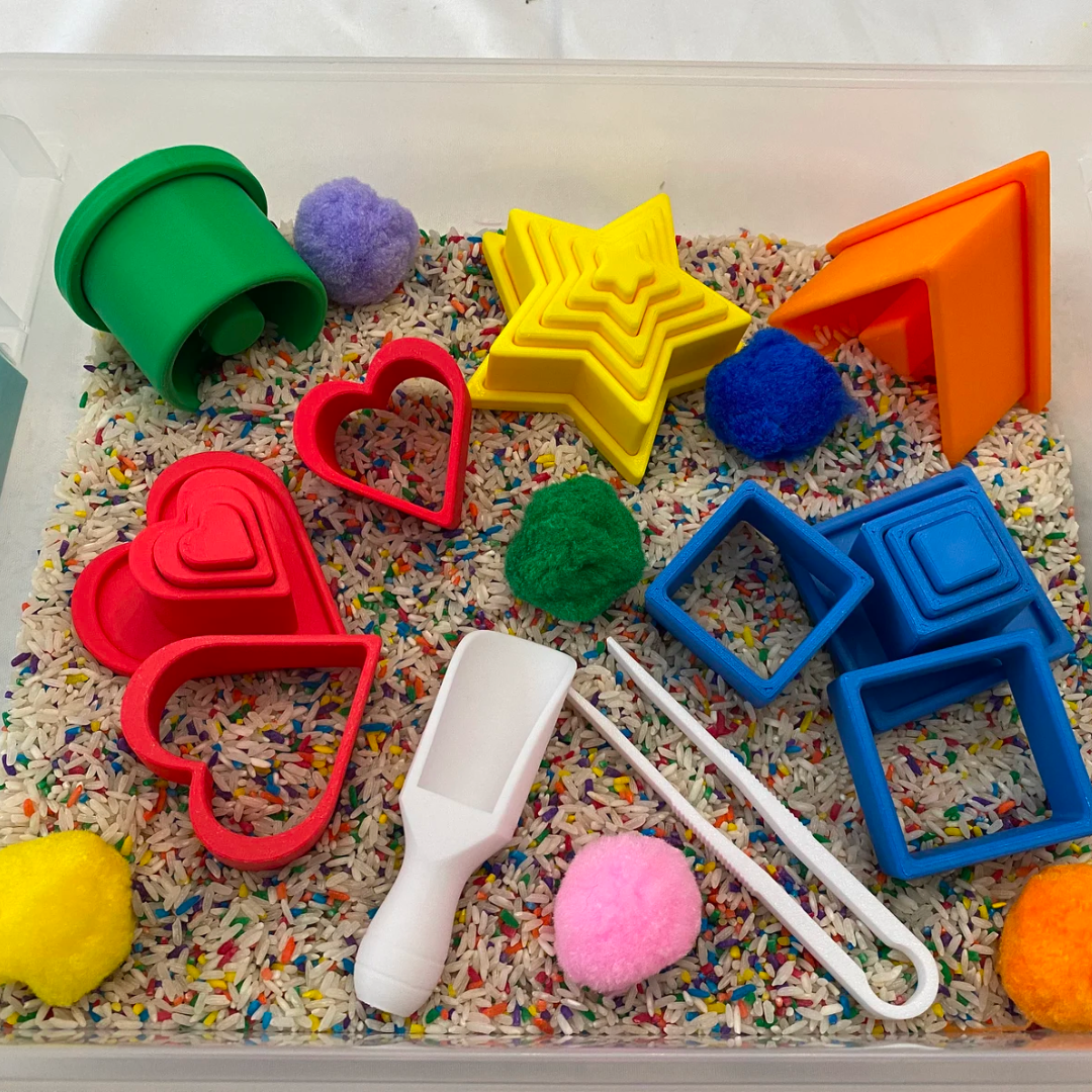 Shape Puzzle Sensory Bin - Fun & Educational Play – Sensory With Savannah