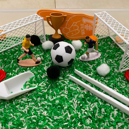 Soccer Sensory Bin