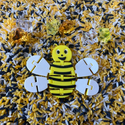 Spring Bee Sensory Bin