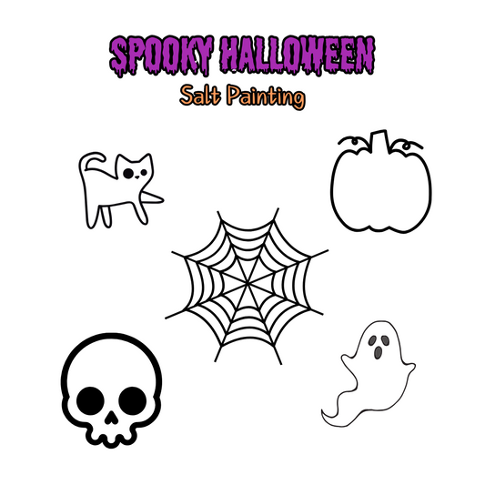 Halloween Salt Painting Craft