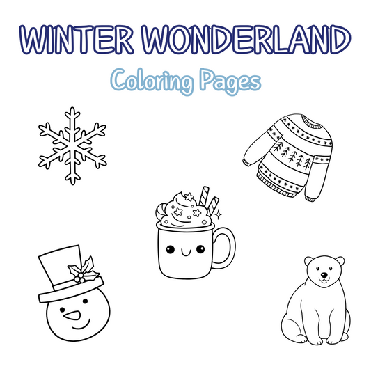 Winter Wonderland Coloring Pages