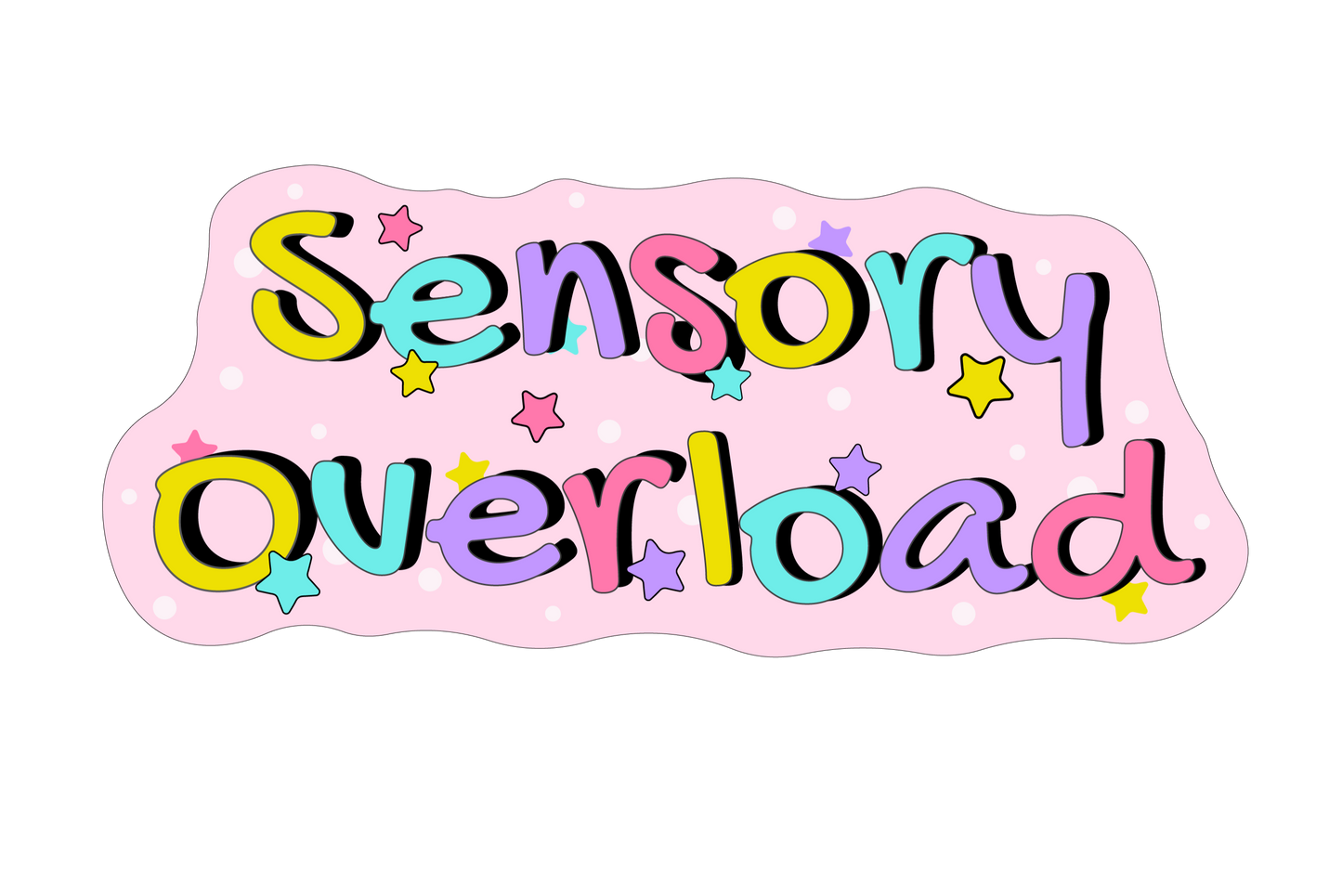 Sensory Overload Sticker