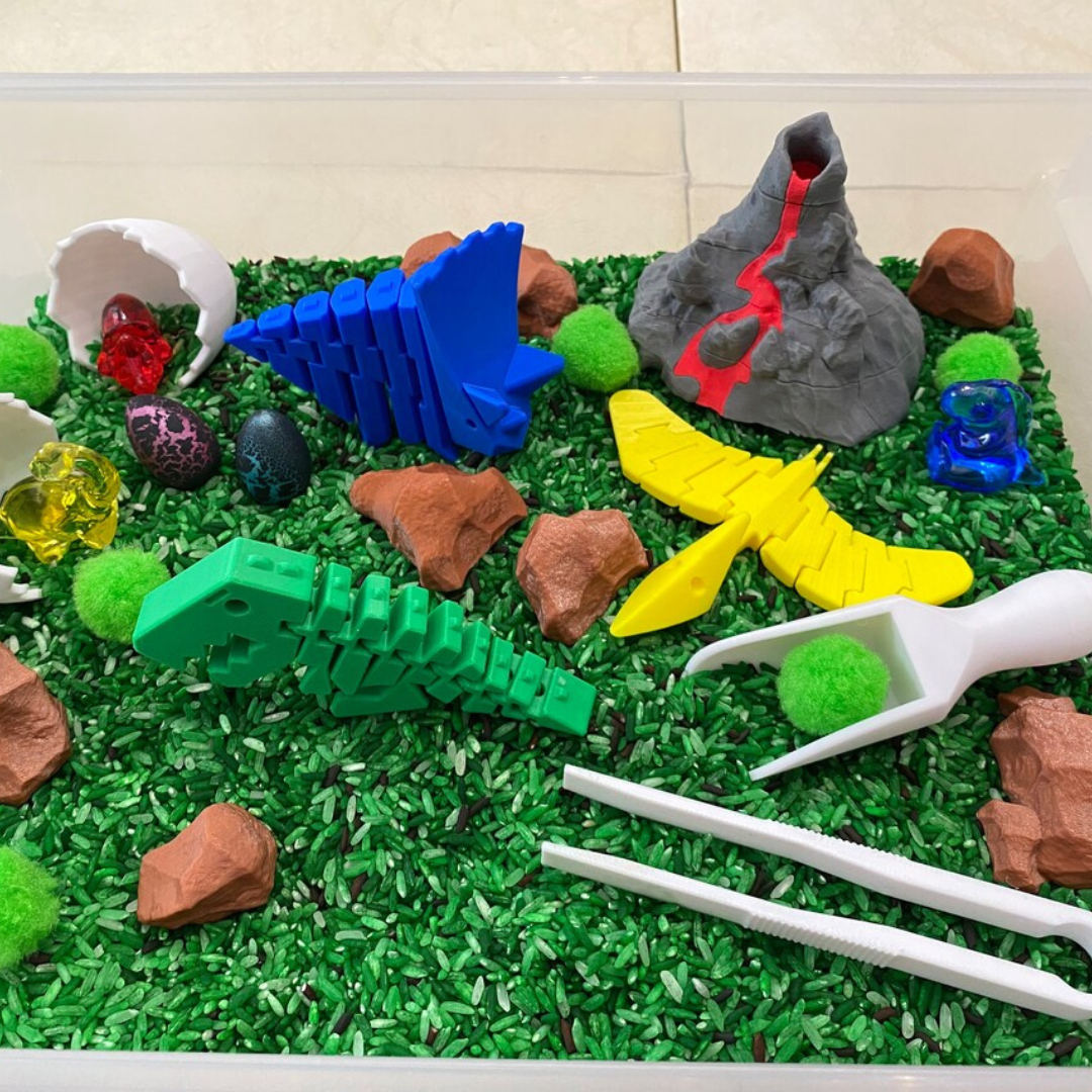 Dinosaur Sensory Bin