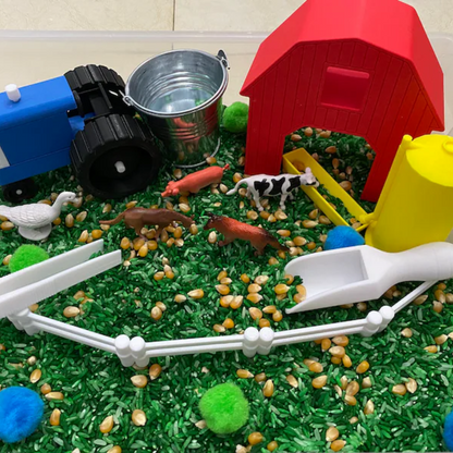 Farm Animal Sensory Bin