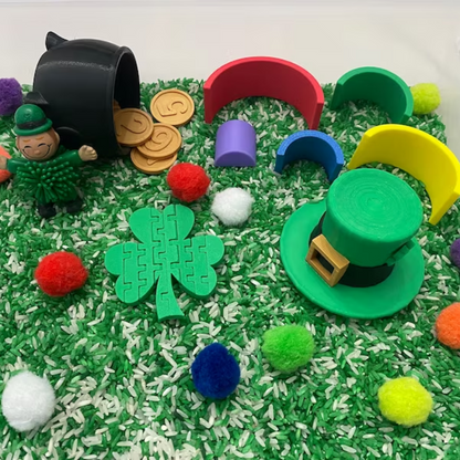 St. Patrick's Day Sensory Bin