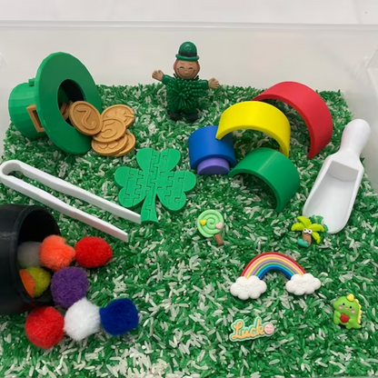 St. Patrick's Day Sensory Bin