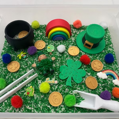 St. Patrick's Day Sensory Bin