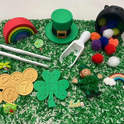 St. Patrick's Day Sensory Bin