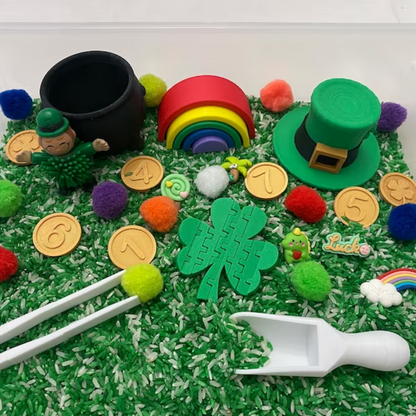 St. Patrick's Day Sensory Bin