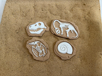 Dinosaur Fossil Dig Sensory Bin – Montessori Excavation Activity Kit for Kids | STEM Learning & Pretend Play | Flisat Filler | Busy Bin