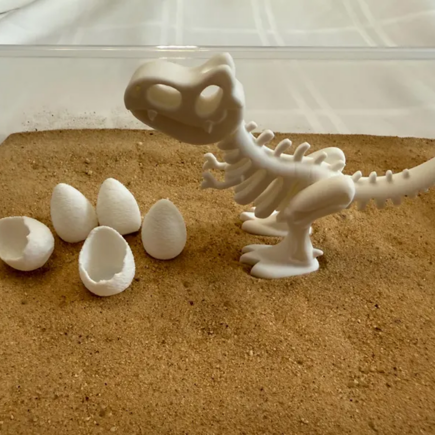 Dinosaur Fossil Dig Sensory Bin