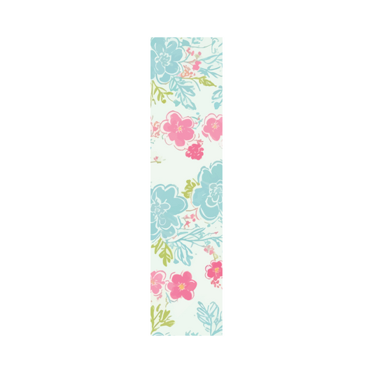 Blue Floral Bookmark