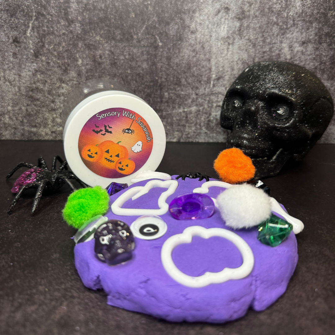 Halloween Playdough Jar