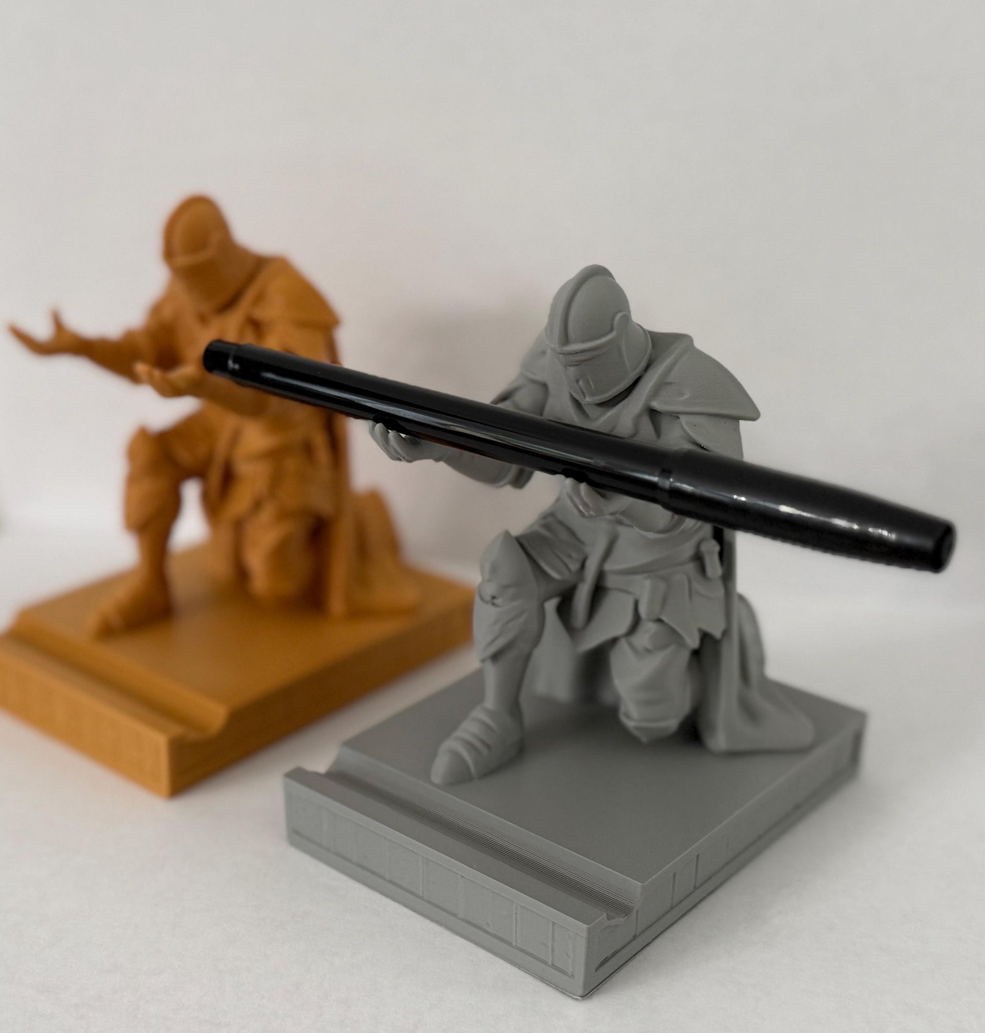Medieval Knight Pen Holder - Cool Desk Organizer & Office Decor Gift