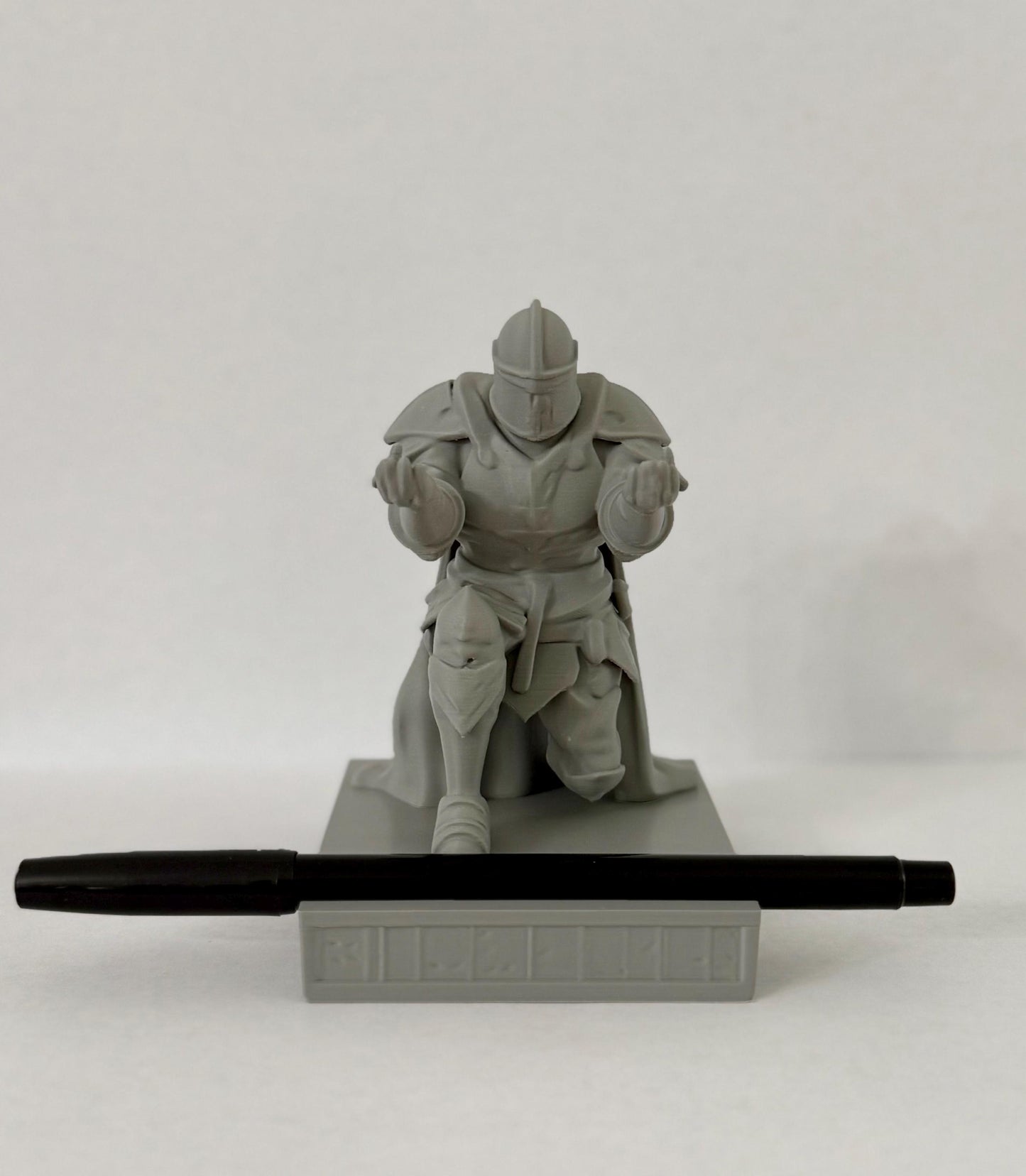 Medieval Knight Pen Holder - Cool Desk Organizer & Office Decor Gift