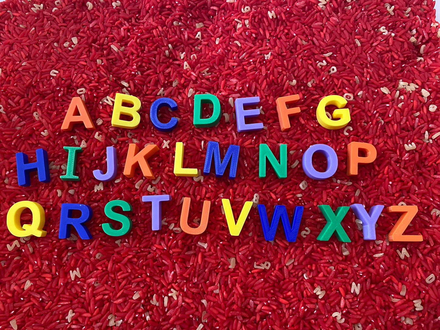 Alphabet Soup Sensory Bin - Interactive Play Kit for Kids | Educational Alphabet Learning Toy | Hands-On Montessori Activity