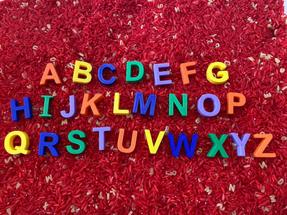 Alphabet Soup Sensory Bin - Interactive Play Kit for Kids | Educational Alphabet Learning Toy | Hands-On Montessori Activity