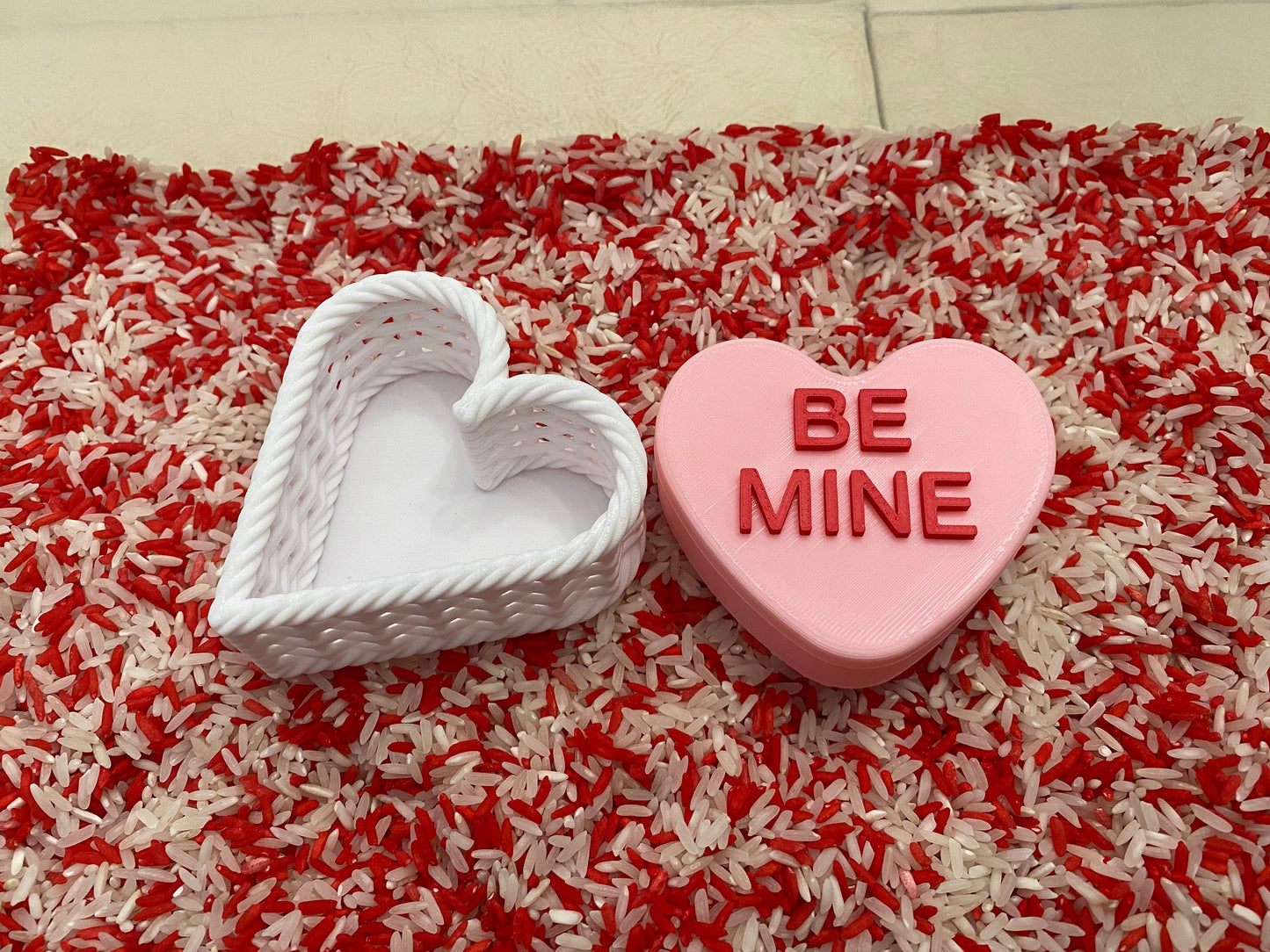 Montessori Valentine's Sensory Bin - Interactive Play Kit for Kids | Pretend Play | Flisat Filler | Busy Bin
