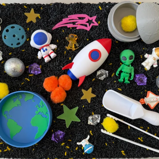 Outer Space Sensory Bin